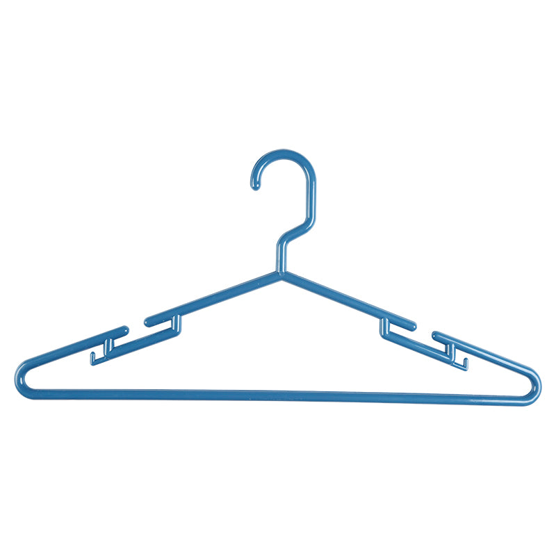 Set of 6 plastic clothes hangers
