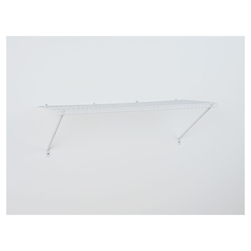 White Steel Closet Shelf Kit 31 x 61 x 40 cm