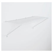 White steel closet shelf kit 31 x 91 x 40 cm
