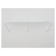 White Steel Closet Shelf Kit 31 x 122 x 40 cm