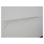 Kit de repisa de acero para clóset blanca 31 x 183 x 30 cm