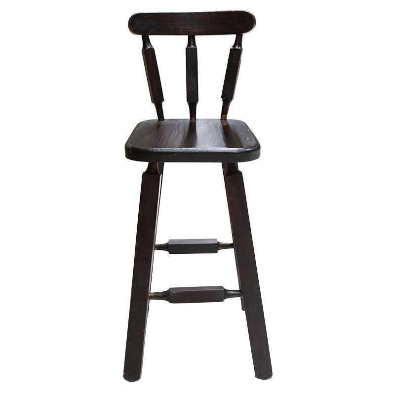 Silla de ciprés añejada de 65 cm