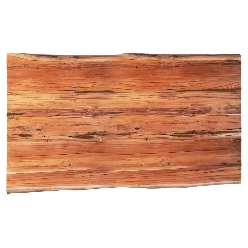 Sobre mesa teca natural 30 x 60 x 100 cm borde vivo