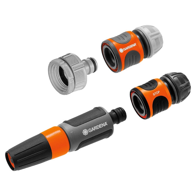 Kit pitón de riego con acoples rápidos plástico ABS 2 funciones