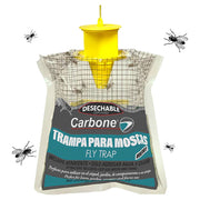 Economical fly trap bag
