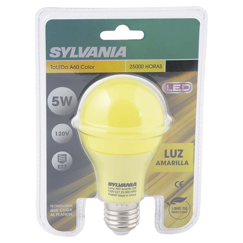 Bombillo led anti.insectos 9 W e27 25,000 horas 620 lm