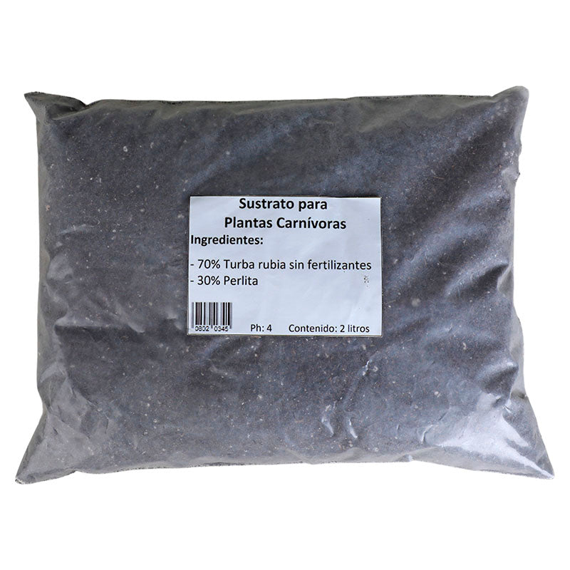Sustrato para plantas carnívoras 2 l
