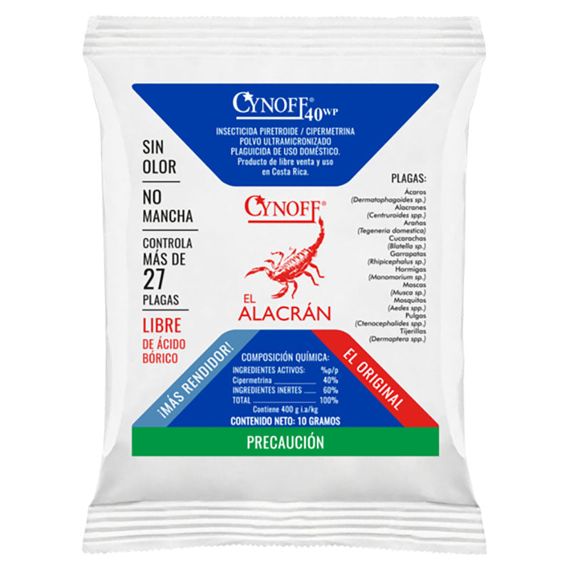 Insecticida Cynoff Plus 40 Wp 10 g
