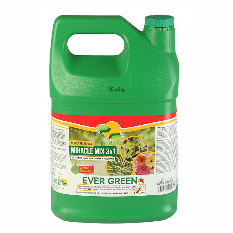 Miracle Mix 3 en 1 (insecticida, fungicida y adherente) 1 gal