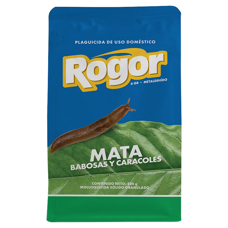 Plaguicida contra plaga de babosas y caracoles 200 g Rogor