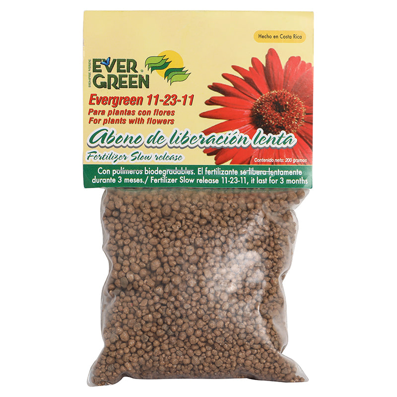 Abono de liberación lenta para flores 11-23-11 200 g