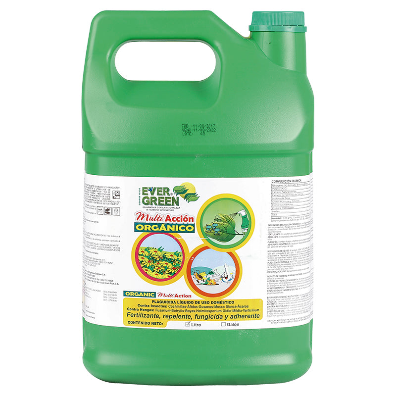 Multiacción orgánico (fertilizante, insecticida y fungicida) 1 gal