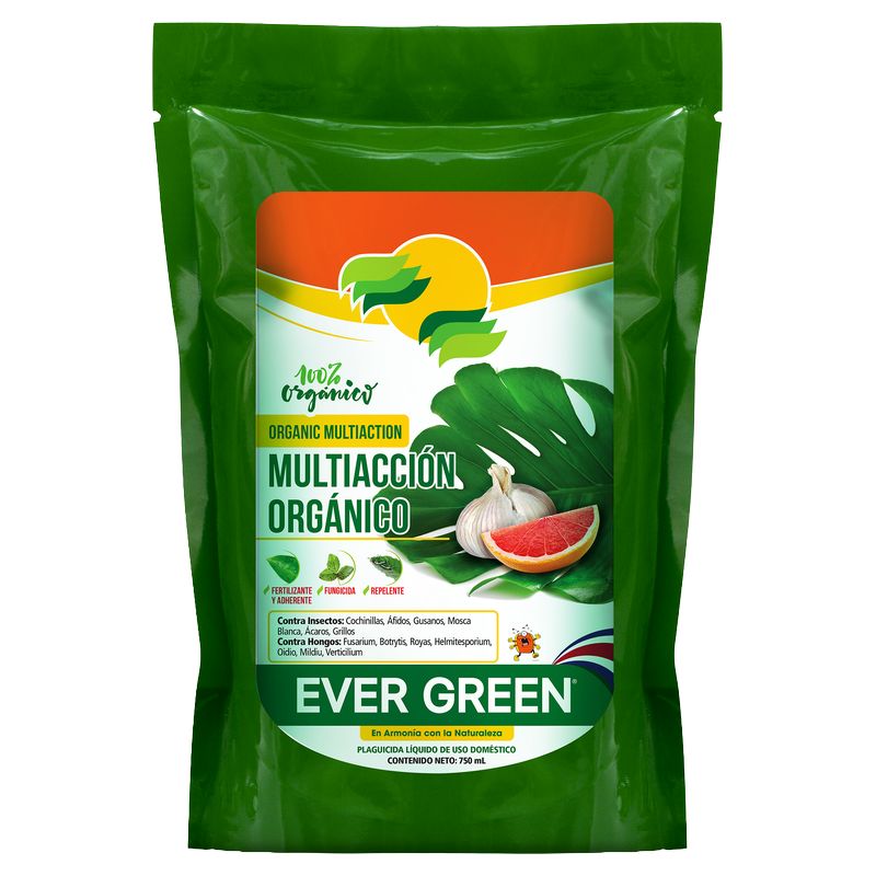 Multiacción orgánico (fertilizante, insecticida y fungicida) 750 ml