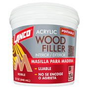 Masilla para madera Wood Filler roble 1/4 gal
