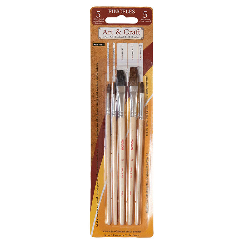 Nova 5-piece brush set
