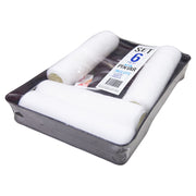 6-piece paint set includes tray, roller, and 4 Nova 9" roller covers