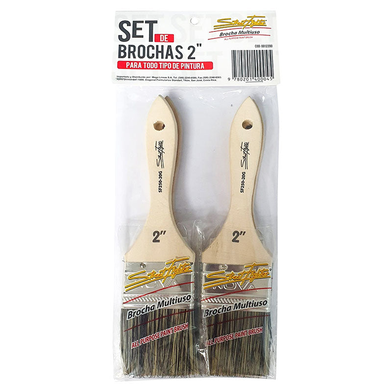 Set 4 brochas 2" Nova