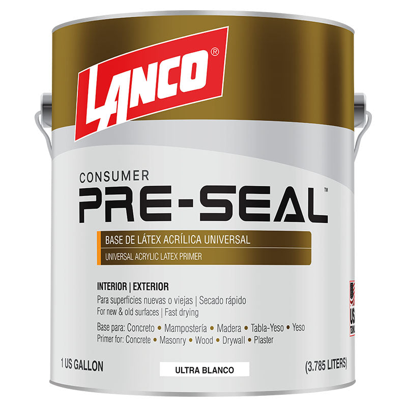 Sellador para pared acrílico Pre-Seal blanco 1 gal Lanco