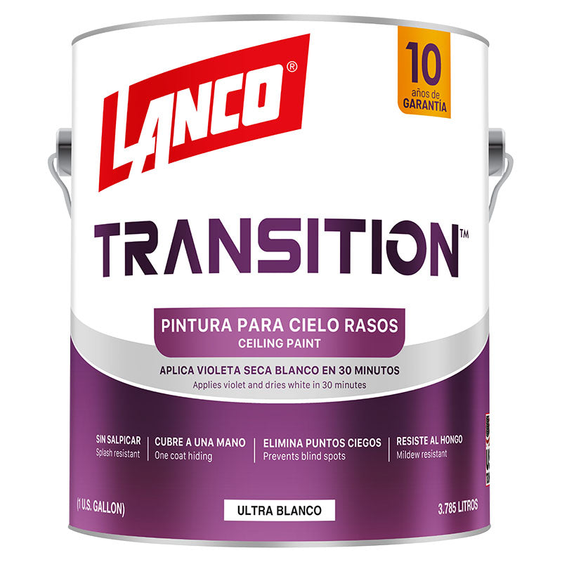 Lanco Transition White Ceiling Paint 1 gal