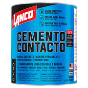 Contact cement interior and exterior 1/4 gal Lanco