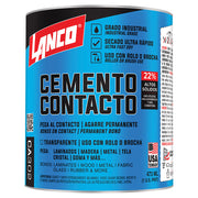 Indoor and Outdoor Contact Cement 16 oz Lanco
