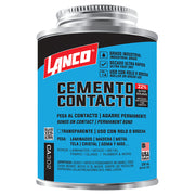 Contact cement interior and exterior 8 oz Lanco