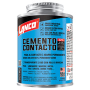 Cemento contacto interior y exterior 4 oz Lanco
