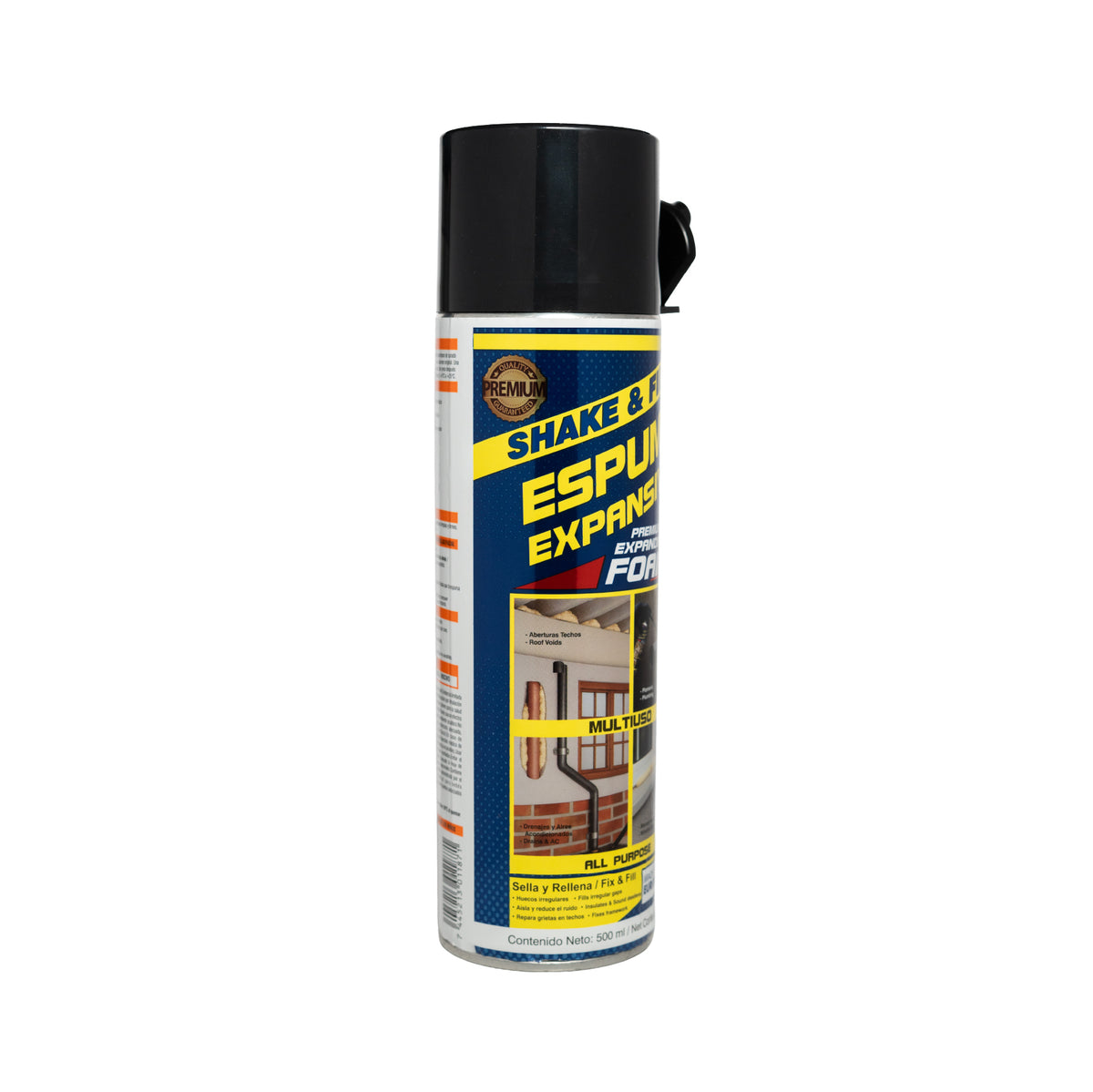 Espuma expansiva poliuretano multisuperficies Ever Build almendra 500 ml