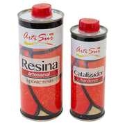 Kit resina epóxica multisuperficie Arti SUR transparente 1/8 gal