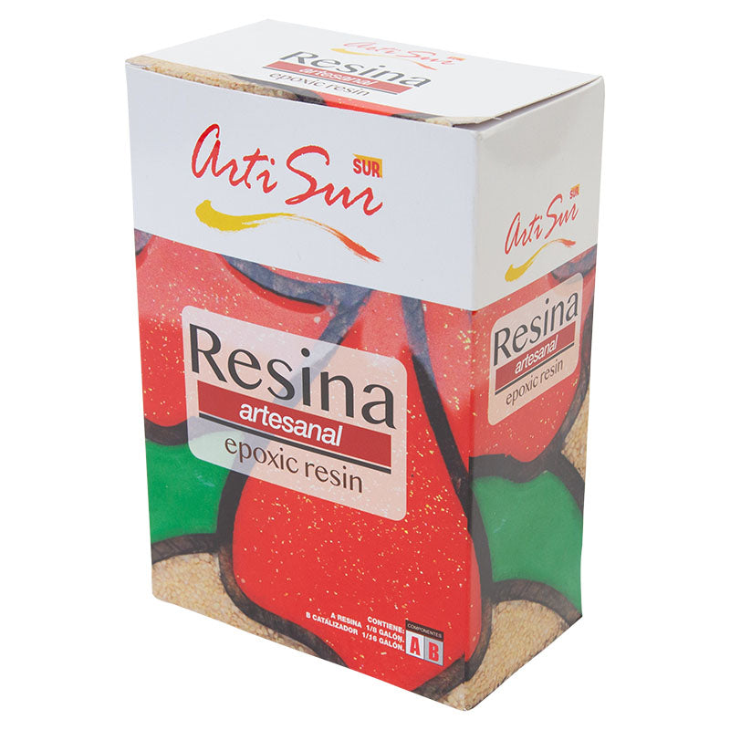 Kit resina epóxica multisuperficie Arti SUR transparente 1/8 gal