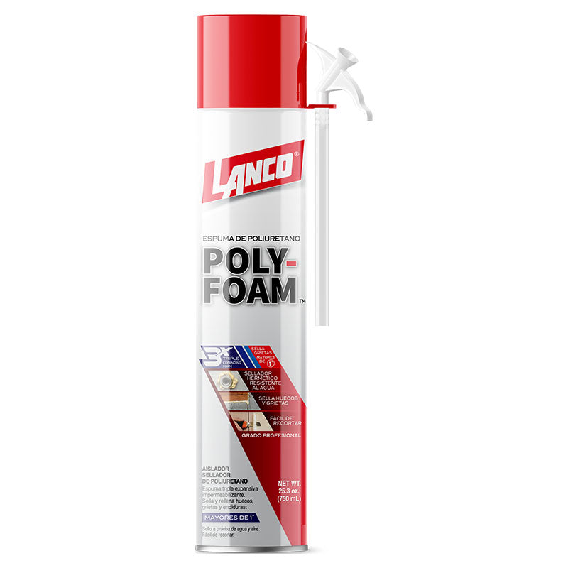 Espuma expansiva poliuretano multisuperficie Poly Foam amarilla 750 ml