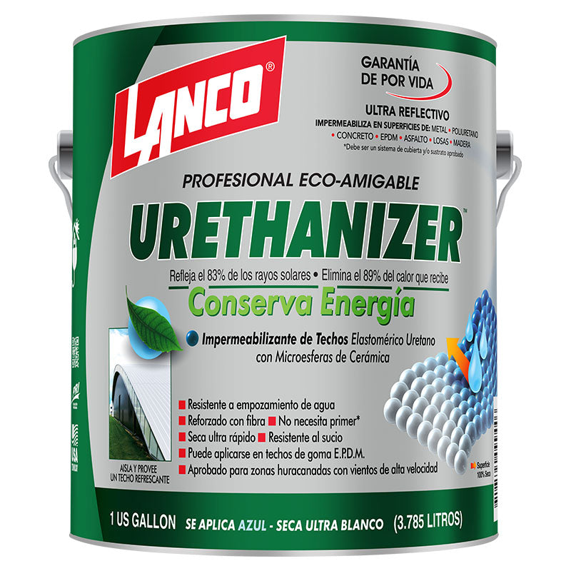 Sellador de techos elastomérico Urethanizer 1 gal Lanco