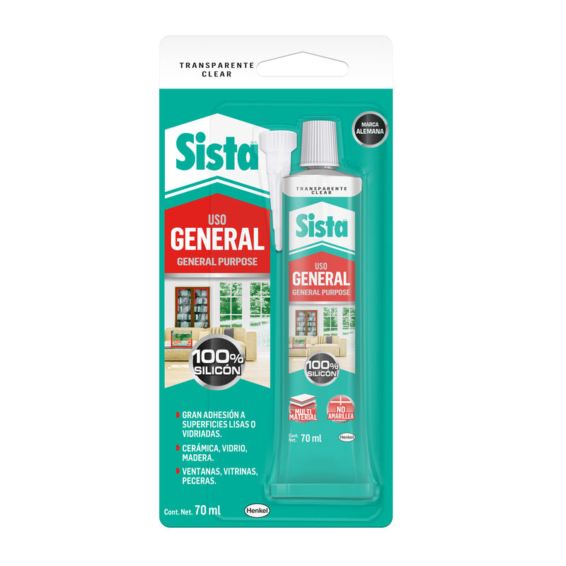 Sista - F109 General Purpose Silicone 70 ml Clear