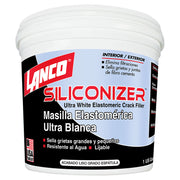 Masilla elastomérica Siliconizer ultra blanca 1/4 gal