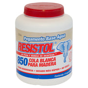 White wood glue interior and exterior 1/4 gal Resistol 850 professional