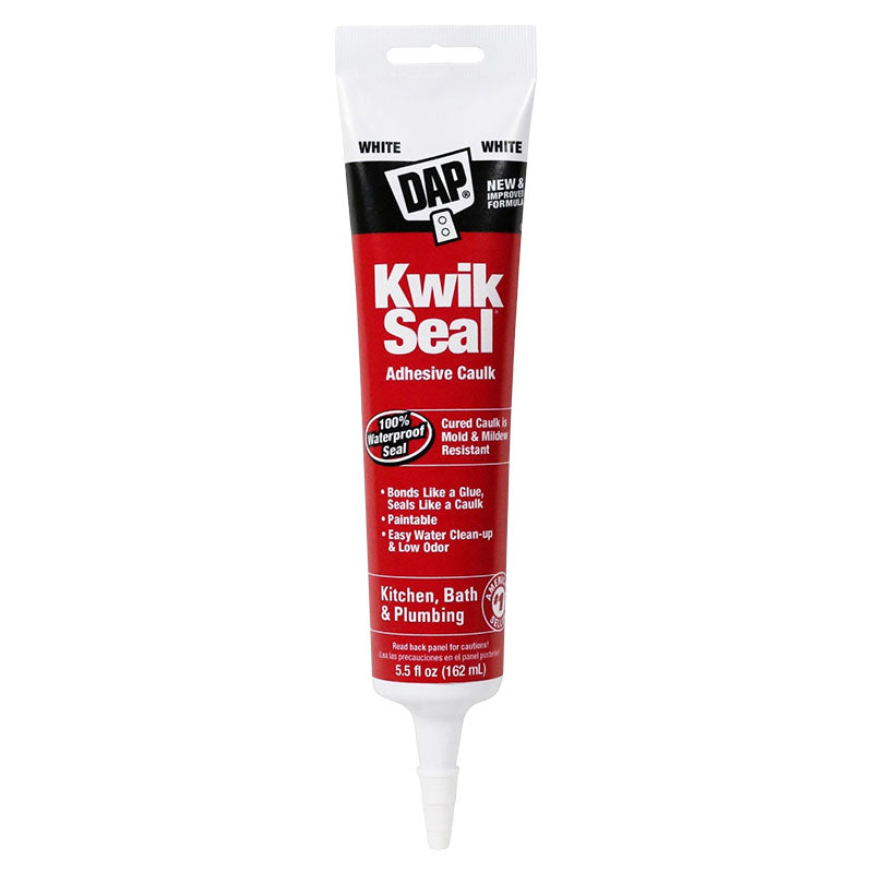 DAP Silicone for Baths and Kitchens, 162 ml, White