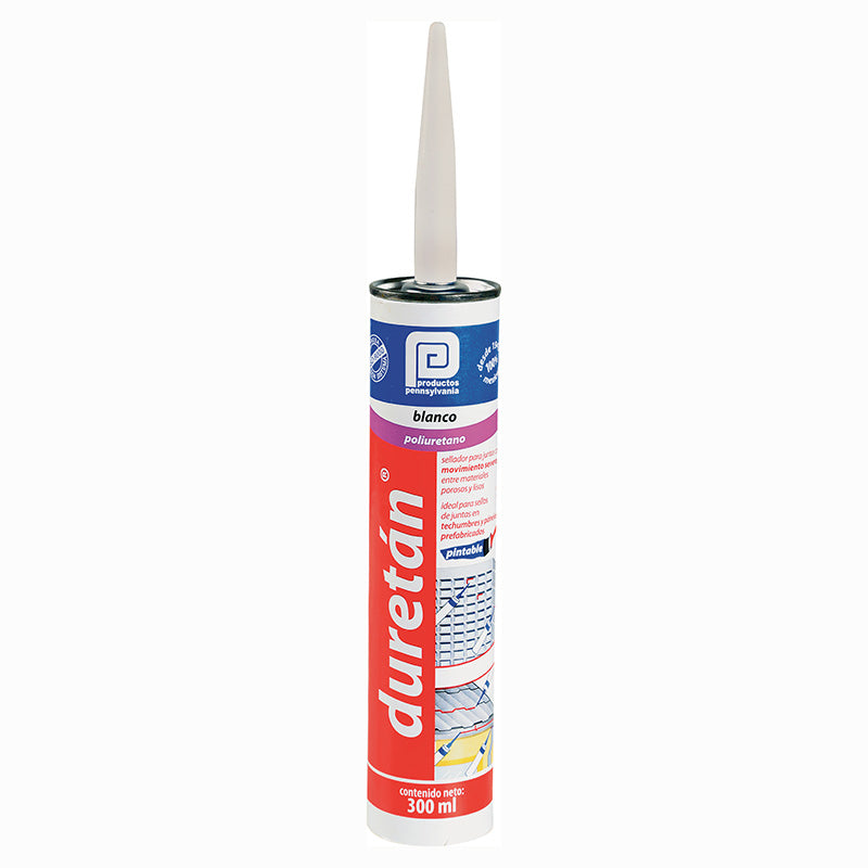 Sellador poliuretano Duretán 300 ml blanco