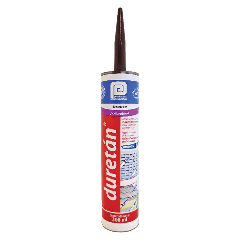 Sellador poliuretano Duretán 300 ml bronce
