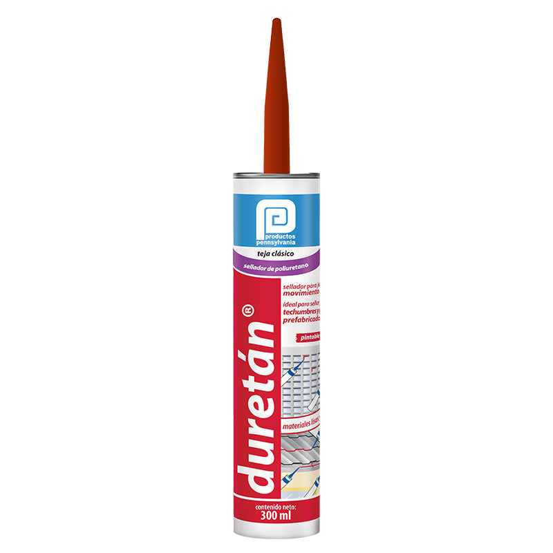 Sellador poliuretano Duretán 300 ml teja