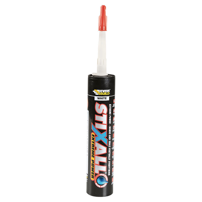 Adhesivo sellador de silicón Stixall multisuperficie 290 ml blanco
