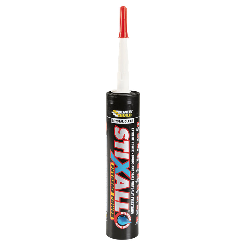 Adhesivo sellador de silicón Stixall multisuperficie 290 ml transparente