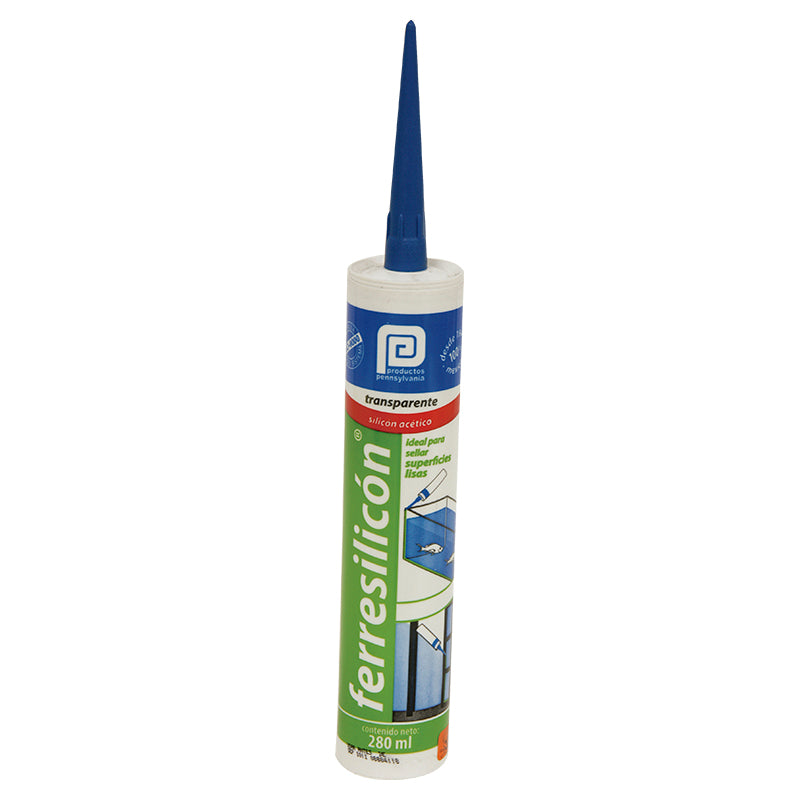 Silicón acético 280 ml transparente