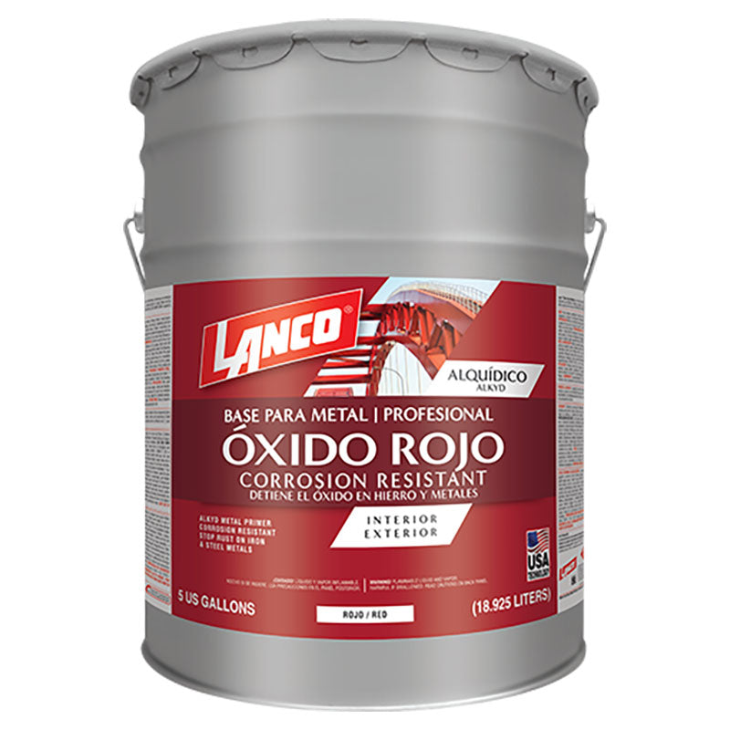Anticorrosivo base minio rojo 5 gal Lanco