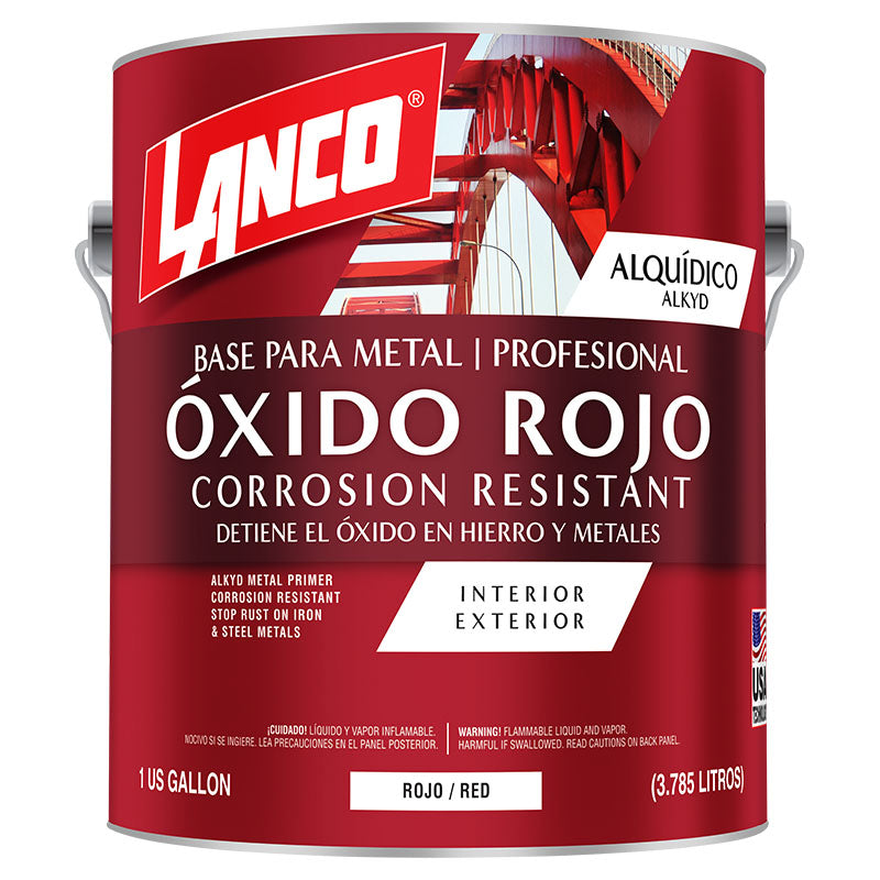 Anticorrosivo base minio rojo 1 gal Lanco