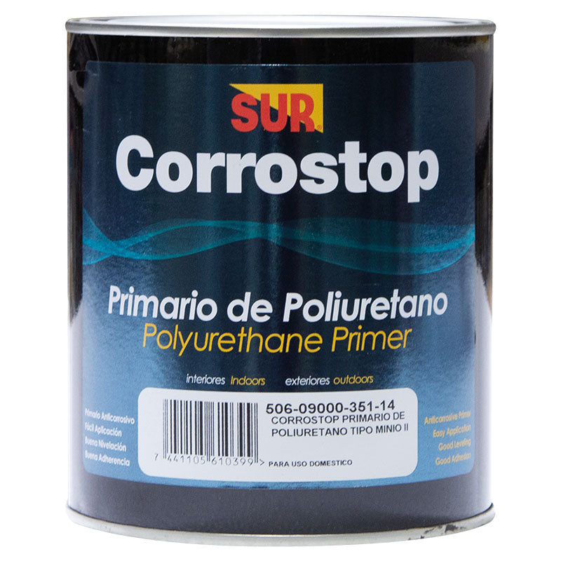 Anticorrosivo base aceite Corrostop rojo mate 1/4 gal SUR