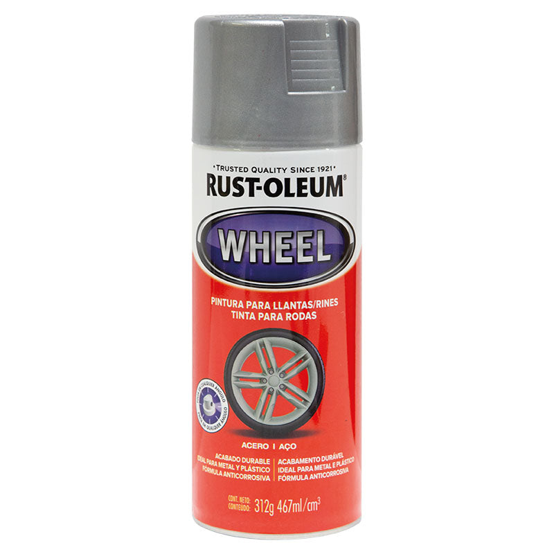 Spray automotriz aros acero brillante 340 g