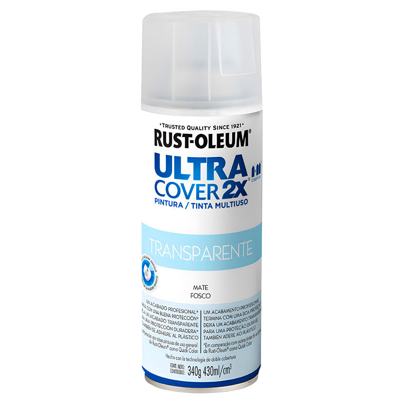 Spray ultra cover 2x transparente mate 340 g