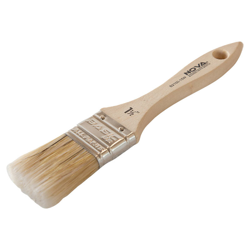 Mixed filament brush 1 1/2" wood handle