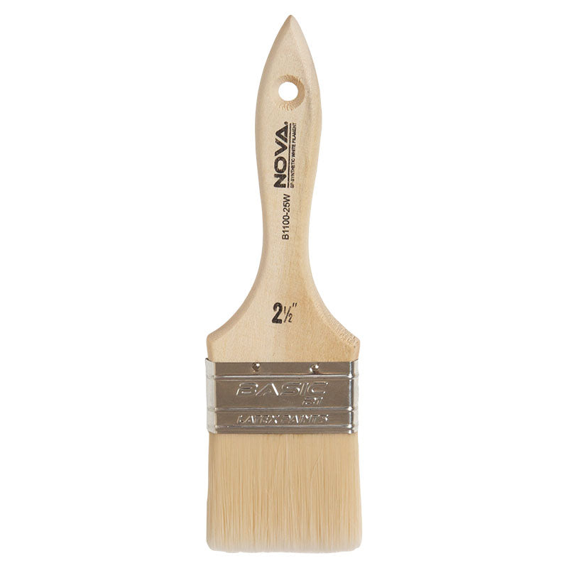 Mixed filament brush 2.5" wooden handle