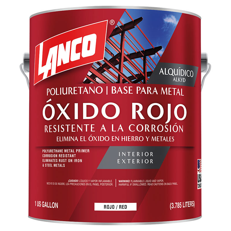 Anticorrosivo poliuretano base minio 1 gal Lanco